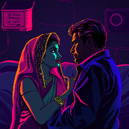 Dheeraj, a desperate maid aged 45 sexually unsatisfied with her husband who can't give her child even after many years of marriage and depending upon her for money is attracted to her landlord Vijay aged 56 , a healthy and prosperous man but can't dared to express her feelings.  Vijay is unmarried still is also attracted to Dheeraj but also couldn't find way to get in touch with her. But at one cold and dark night all barriers shattered & they have physical intimacy after many years.