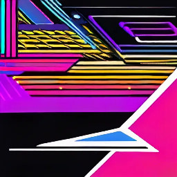 80s retro style