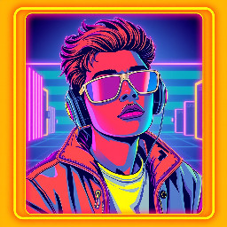 Transforme uma foto atual no estilo dos anos, 80